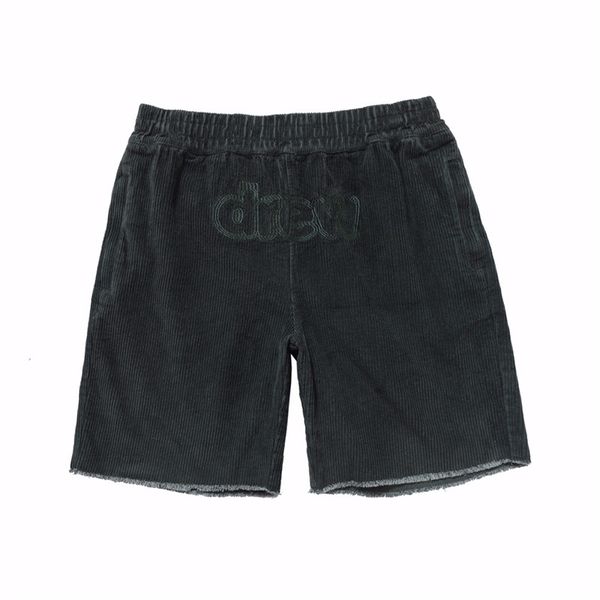 drew house dark green corduroy shorts men women drew embroidery cotton beach shorts men, White;black
drew house dark green corduroy shorts men women drew embroidery cotton beach shorts men, White;black