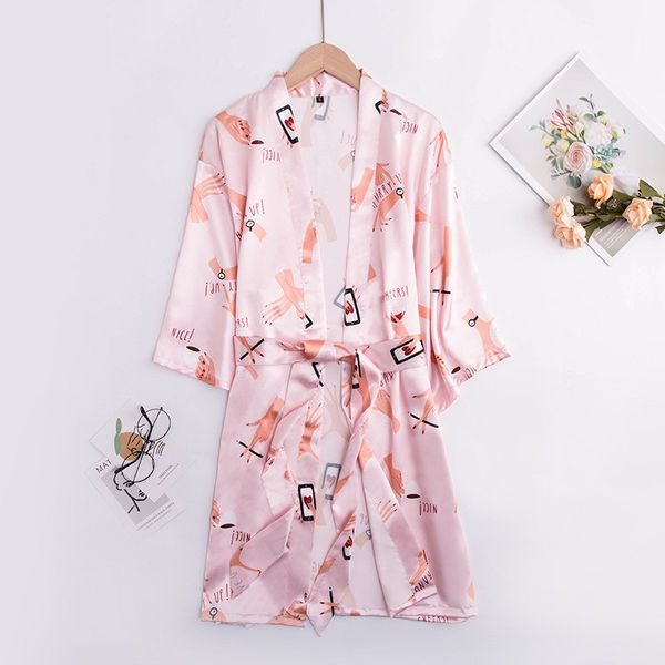 nightwear sleepwear casual robe gown women satin nightdress kimono bathrobe silky print intimate lingerie home clothes homewear, Black;red
nightwear sleepwear casual robe gown women satin nightdress kimono bathrobe silky print intimate lingerie home clothes homewear, Black;red