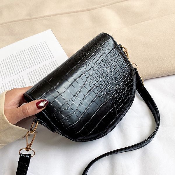 women alligator pattern crossbody bag crocodile semicircle saddle bags pu leather shoulder bags for ladies handbags messenger
women alligator pattern crossbody bag crocodile semicircle saddle bags pu leather shoulder bags for ladies handbags messenger
