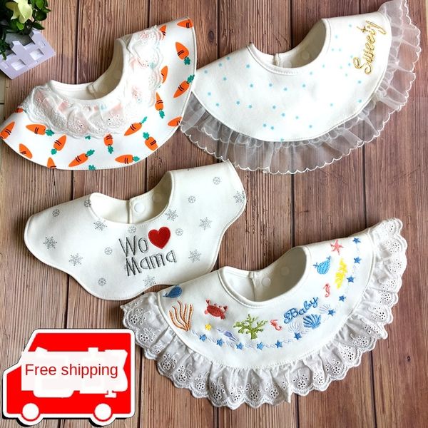 saliva pocket ins wind towel embroidery embroidery cotton baby saliva towel baby bib 360 degree round fake collar
saliva pocket ins wind towel embroidery embroidery cotton baby saliva towel baby bib 360 degree round fake collar