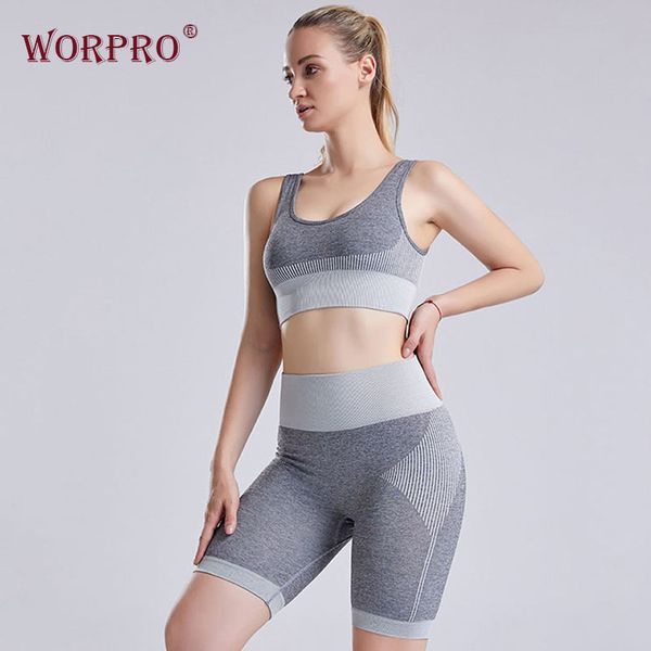 yoga outfits gym shorts set adapt seamless sports bra ribbed waistband squat proof 2 piece tight women, White;red
yoga outfits gym shorts set adapt seamless sports bra ribbed waistband squat proof 2 piece tight women, White;red