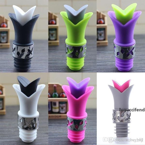 wine bottle sers silicone approved food grade durable wine pourer bar tools drop sliquid pourer ser
wine bottle sers silicone approved food grade durable wine pourer bar tools drop sliquid pourer ser