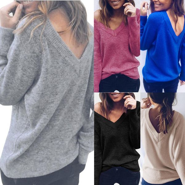 fall/winter 2020 sweater sweater women's european and american knitted bottoming v-neck halter knit, White;black
fall/winter 2020 sweater sweater women's european and american knitted bottoming v-neck halter knit, White;black