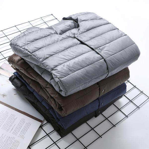 2020 new light duck down jacket men short puffer down coat autumn mens winter jackets doudoune homme k-8911 kj3619, Black
2020 new light duck down jacket men short puffer down coat autumn mens winter jackets doudoune homme k-8911 kj3619, Black