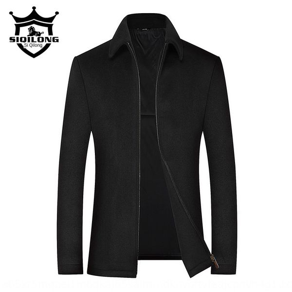 2019 new woolen wool clothing wool men's middle-aged dad clothes men's coat business casual lapel woolen coat men, Black
2019 new woolen wool clothing wool men's middle-aged dad clothes men's coat business casual lapel woolen coat men, Black