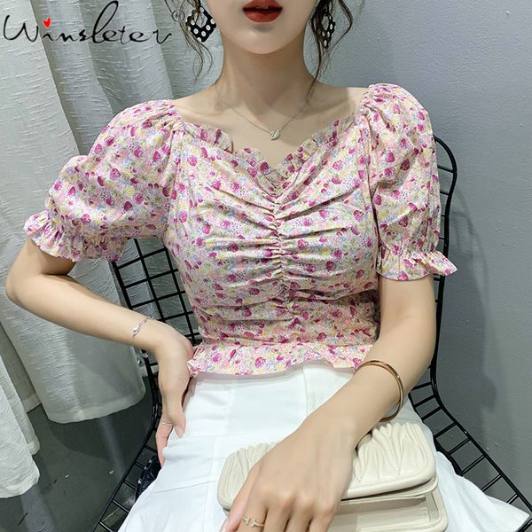 лето морщины ditsy блуза корейский стиль моды vintage v-образным вырезом sexy короткие женщины рубашка с коротким рукавом puff ropa mujer то, White
лето морщины ditsy блуза корейский стиль моды vintage v-образным вырезом sexy короткие женщины рубашка с коротким рукавом puff ropa mujer то, White
