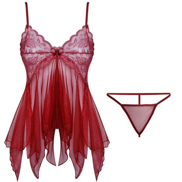2020 women night dress lace lingerie sleepwear femme v-neck nightdress babydoll nightwear thong set, Black;red
2020 women night dress lace lingerie sleepwear femme v-neck nightdress babydoll nightwear thong set, Black;red