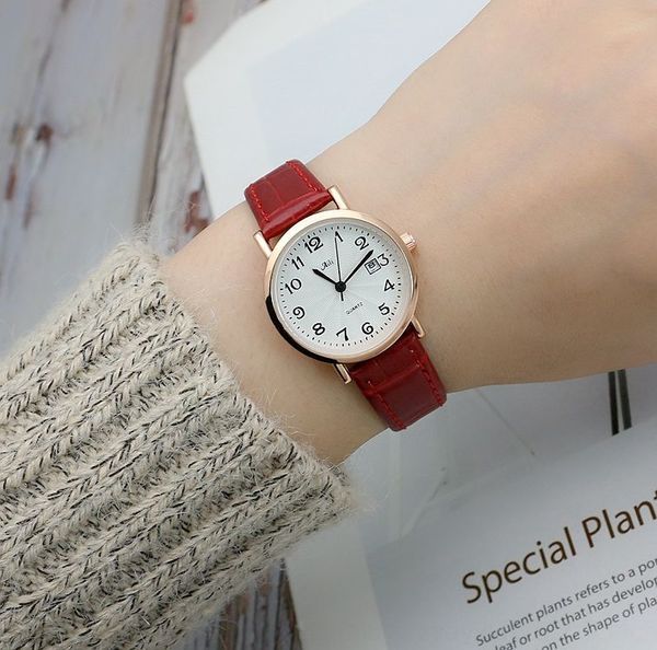belt quartz style calendar female student belt watch japanese and korean hipster fashion trend female quartz watch, Blue
belt quartz style calendar female student belt watch japanese and korean hipster fashion trend female quartz watch, Blue
