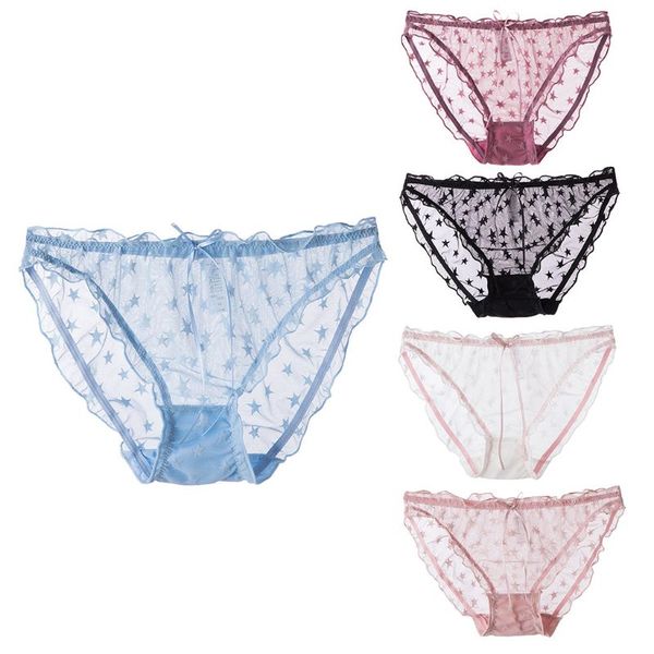 women sheer mesh ruffles panties cute star ribbon bowknot briefs underwear 83xf, Black;pink
women sheer mesh ruffles panties cute star ribbon bowknot briefs underwear 83xf, Black;pink