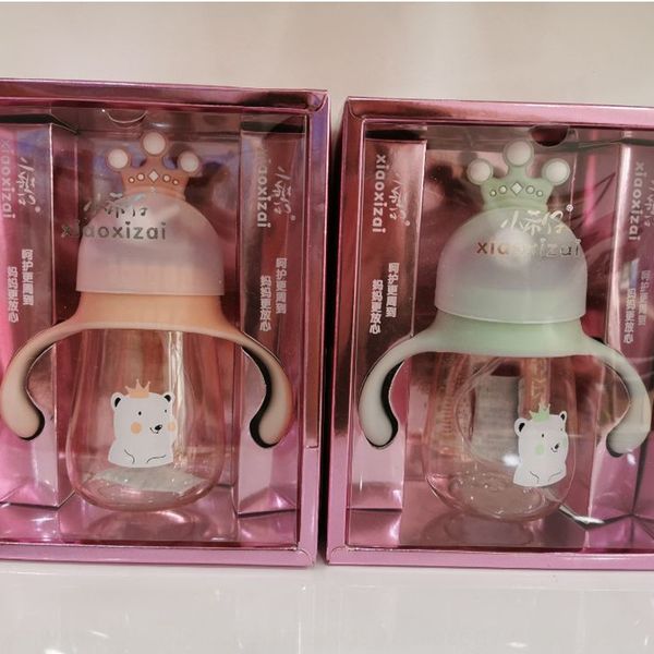 small xizai new ppsug cartoon with handle with straw milk bottle anti-fall anti-flatulence wide caliber ppsug milk bottle 
small xizai new ppsug cartoon with handle with straw milk bottle anti-fall anti-flatulence wide caliber ppsug milk bottle