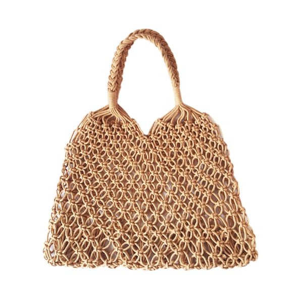 fashion ular woven bag mesh rope weaving tie buckle reticulate hollow bag no lined net shoulder brown
fashion ular woven bag mesh rope weaving tie buckle reticulate hollow bag no lined net shoulder brown