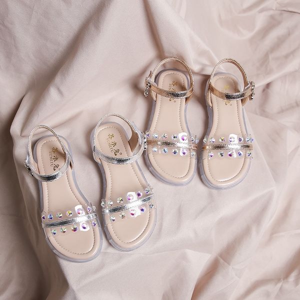 girls' sandals 2020 new korean fashion sandals children children's children's shoes rhinestone big girl little princess shoes, Black;red 
girls' sandals 2020 new korean fashion sandals children children's children's shoes rhinestone big girl little princess shoes, Black;red