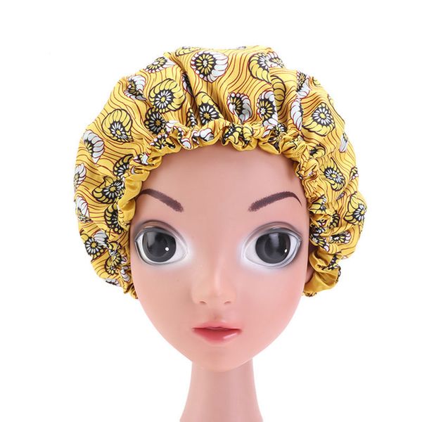 kids girls adjustable sleep cap african batik print satin hair care bonnet turban chemo hat beanies elastic band headwear, Yellow
kids girls adjustable sleep cap african batik print satin hair care bonnet turban chemo hat beanies elastic band headwear, Yellow