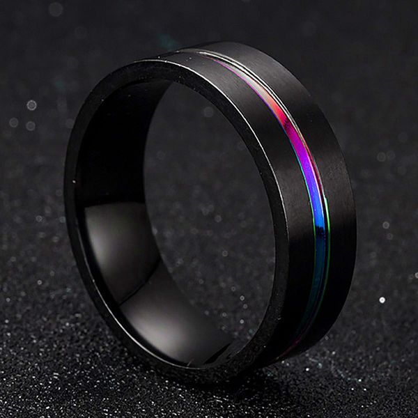 fashion carbon black men ring titanium wedding rings for men women colorful band plated stainless steel jewelry dropshipping, Golden;silver
fashion carbon black men ring titanium wedding rings for men women colorful band plated stainless steel jewelry dropshipping, Golden;silver