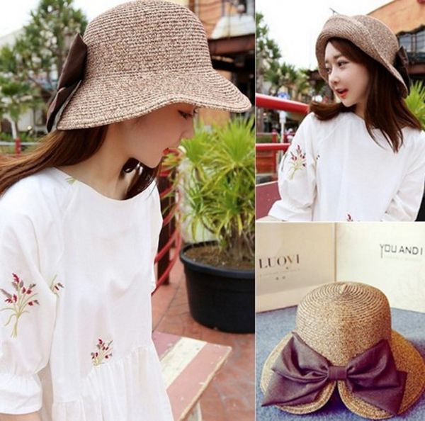 korean style elegant bowknot basin fisherman female sun back split straw bucket bucket straw fisherman beach hat foldable hat, Blue;gray
korean style elegant bowknot basin fisherman female sun back split straw bucket bucket straw fisherman beach hat foldable hat, Blue;gray