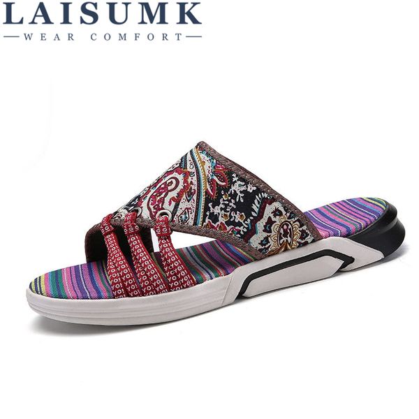 laisumk 2020 new summer men's flip flops flat sandals shoes for men beach sandals shoes man flip flops, Black
laisumk 2020 new summer men's flip flops flat sandals shoes for men beach sandals shoes man flip flops, Black