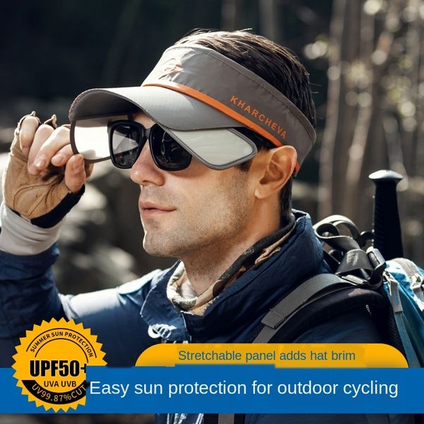 men's outdoor sunshade sports korean style fashionable all-match sunscreen hiking big edge sun hat empty hat, Blue;gray
men's outdoor sunshade sports korean style fashionable all-match sunscreen hiking big edge sun hat empty hat, Blue;gray
