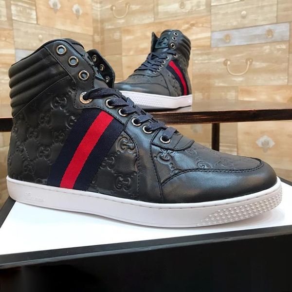 men 's ace signature high sneaker mens shoes new arrival breathable shoes lace -up fashion casual men boots manner sch, Black
men 's ace signature high sneaker mens shoes new arrival breathable shoes lace -up fashion casual men boots manner sch, Black
