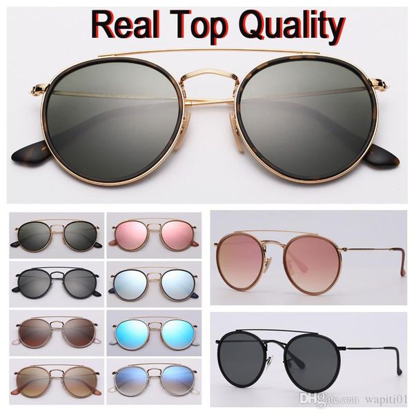 fashion sunglasses round double bridge model real women men sun glasses with black or brown leather case, and retail package, White;black
fashion sunglasses round double bridge model real women men sun glasses with black or brown leather case, and retail package, White;black