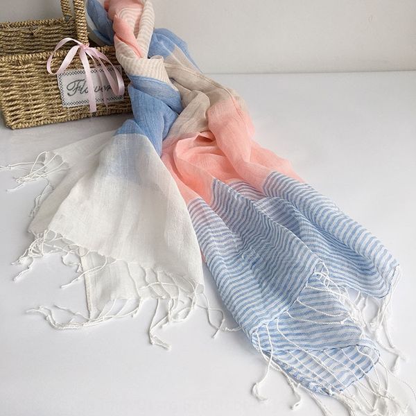 pw4bj japanese and korean striped cotton and linen summer travel beach sunscreen shawl sunshade scarf sunshade lady tassel new all-match sca, Blue;gray
pw4bj japanese and korean striped cotton and linen summer travel beach sunscreen shawl sunshade scarf sunshade lady tassel new all-match sca, Blue;gray
