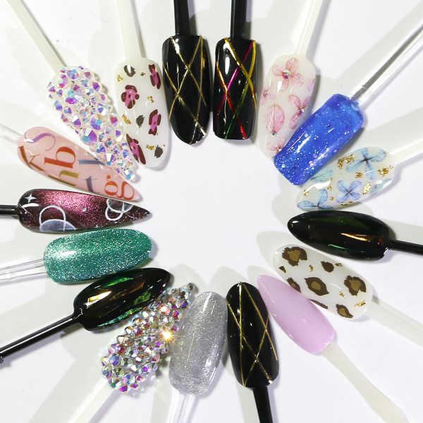 24 pcs fake nail skills polished color card creative modeling acrylic practice table palette buckle nail practice display tool, Red;gold
24 pcs fake nail skills polished color card creative modeling acrylic practice table palette buckle nail practice display tool, Red;gold