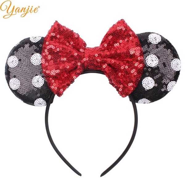 classical sequins dot 3.3" mouse ears hair bow women headband girl trip hairband diy hair accessories headwear, Slivery;white
classical sequins dot 3.3" mouse ears hair bow women headband girl trip hairband diy hair accessories headwear, Slivery;white