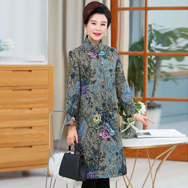 women's down & parkas 2021 middle age elderly women winter coat mother stand thick wadded plus size 7xl long flowers print jacket a266, Black
women's down & parkas 2021 middle age elderly women winter coat mother stand thick wadded plus size 7xl long flowers print jacket a266, Black