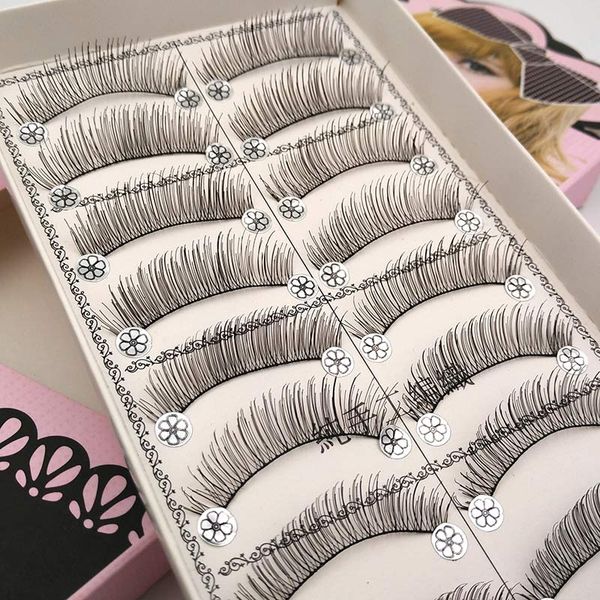 false eyelashes 10 pairs natural long cross fake eye lashes wispy makeup eyelash extension beauty l06
false eyelashes 10 pairs natural long cross fake eye lashes wispy makeup eyelash extension beauty l06