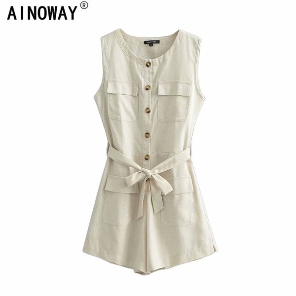 vintage chic women boho bodysuits solid color sleeveless pockets loose rompers bohemian cotton sashes playsuits jumpsuit, Black;white
vintage chic women boho bodysuits solid color sleeveless pockets loose rompers bohemian cotton sashes playsuits jumpsuit, Black;white