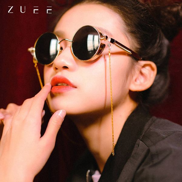 zuee round frame sunglasses male sunglasses vintage classic women gothic steampunk women brand, White;black
zuee round frame sunglasses male sunglasses vintage classic women gothic steampunk women brand, White;black