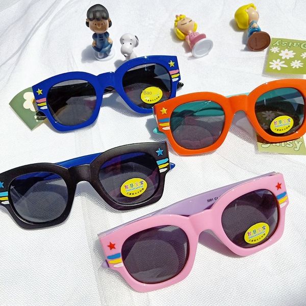 boys' and girls' cartoon shade polarized parasol sun fashionable personalized baby silicone sunglasses children's sun glasses, Blue
boys' and girls' cartoon shade polarized parasol sun fashionable personalized baby silicone sunglasses children's sun glasses, Blue