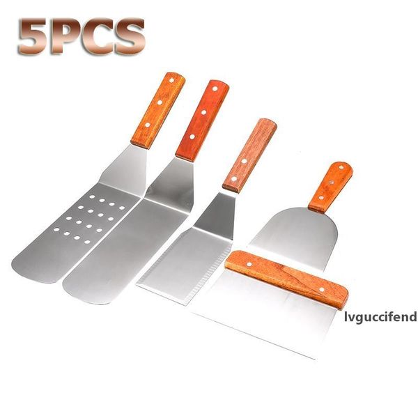 5pcs/set stainless steel spatula with wood handle grill griddle salad scraper chopper bbq baking cooking utensils kitchen tools t200323
5pcs/set stainless steel spatula with wood handle grill griddle salad scraper chopper bbq baking cooking utensils kitchen tools t200323