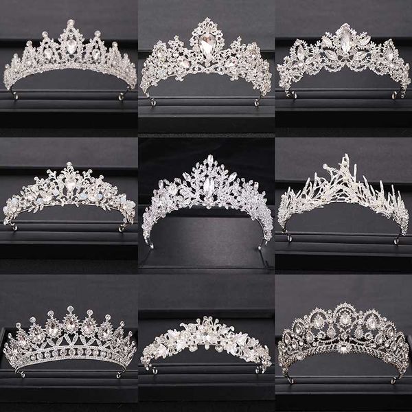 ailibride tiara wedding crown bridal hair accessories luxurious baroque crystal queen crown women gift party hair jewelry, Golden;silver
ailibride tiara wedding crown bridal hair accessories luxurious baroque crystal queen crown women gift party hair jewelry, Golden;silver
