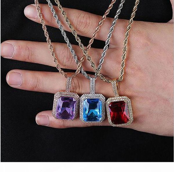 18k gold gem stone красный синий фиолетовый черный lab рубин ожерелье micro pave bling bling подвеска хип-хоп ювелирных изделий, Silver
18k gold gem stone красный синий фиолетовый черный lab рубин ожерелье micro pave bling bling подвеска хип-хоп ювелирных изделий, Silver