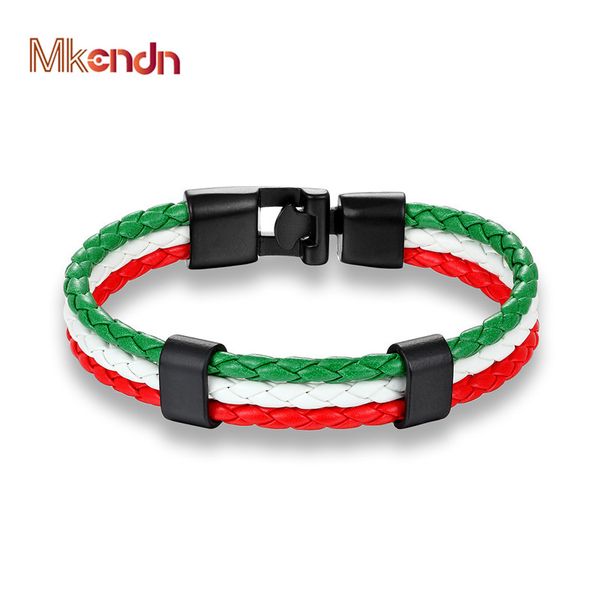 mkendn 2020 worldfotball mexico russia italy spanish national flag leather bracelet men women handmade wristband friendship gift, Red;blue
mkendn 2020 worldfotball mexico russia italy spanish national flag leather bracelet men women handmade wristband friendship gift, Red;blue