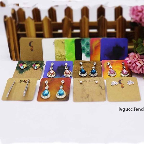 50pcs earring card 5*5cm cardboard different design display jewelry card paperboard selling ppopular printing 300g material
50pcs earring card 5*5cm cardboard different design display jewelry card paperboard selling ppopular printing 300g material