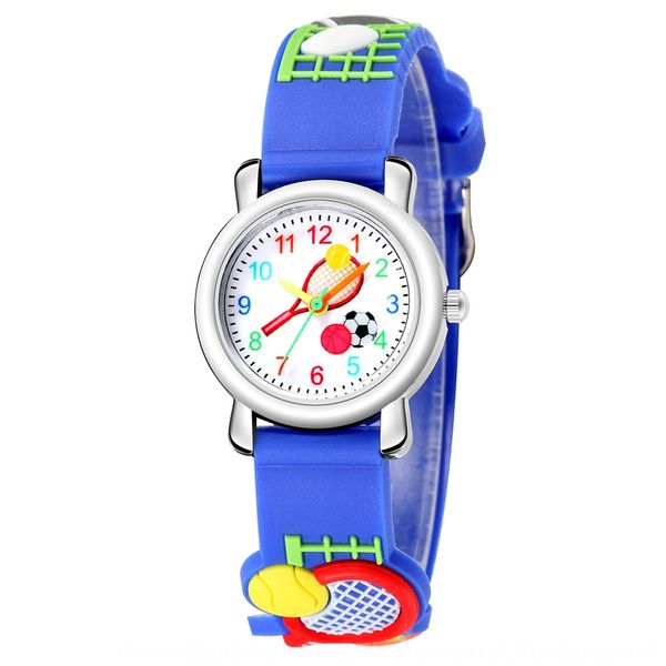 cartoon racket sports 3d relief tennis racket pattern children's watch pupil boy decorative sports watch, Blue
cartoon racket sports 3d relief tennis racket pattern children's watch pupil boy decorative sports watch, Blue
