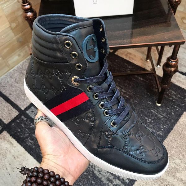 men 's ace signature high sneaker mens shoes fashion outdoor walking shoes lace -up vintage casual men boots fast deli, Black
men 's ace signature high sneaker mens shoes fashion outdoor walking shoes lace -up vintage casual men boots fast deli, Black