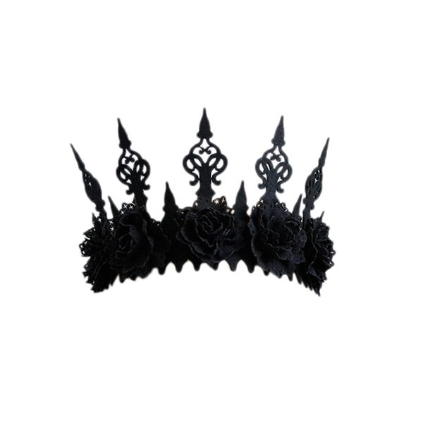 black flower halloween crown party hairband gothic wind cosplay headband headwear accessories, Golden;silver
black flower halloween crown party hairband gothic wind cosplay headband headwear accessories, Golden;silver