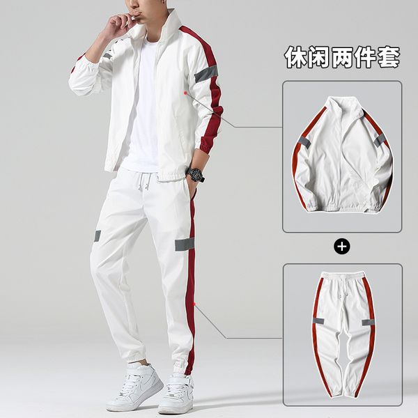 2020 новых людей импорты muits осень весна спортивный костюм толстовка + sweatpants мужская одежда 2 шт наборы tracksuit спорта ткань, White;black
2020 новых людей импорты muits осень весна спортивный костюм толстовка + sweatpants мужская одежда 2 шт наборы tracksuit спорта ткань, White;black