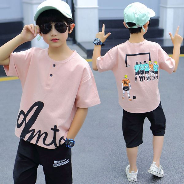 boys summer casual cartoon short-sleeved pants 2pcs sets children fashion new o-neck style print suit kids cotton clothes sets, Black;blue
boys summer casual cartoon short-sleeved pants 2pcs sets children fashion new o-neck style print suit kids cotton clothes sets, Black;blue