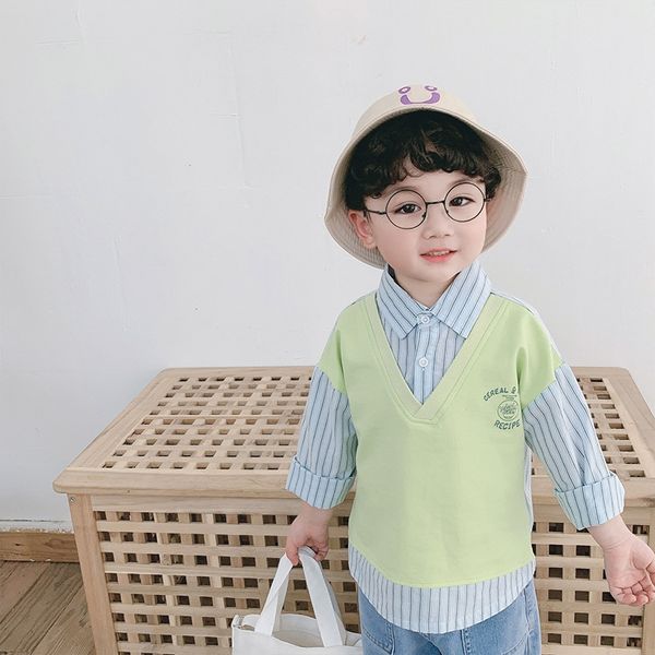 2020 autumn new plaid fake two-piece 2020 autumn new children's clothing plaid children's clothing shirt fake two-piece shirt, White;black
2020 autumn new plaid fake two-piece 2020 autumn new children's clothing plaid children's clothing shirt fake two-piece shirt, White;black