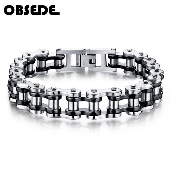 obsede punk men bracelet biker bicycle motorcycle chain men's bangles 316l titanium stainless steel jewelry fashion gifts rock, Red;blue
obsede punk men bracelet biker bicycle motorcycle chain men's bangles 316l titanium stainless steel jewelry fashion gifts rock, Red;blue