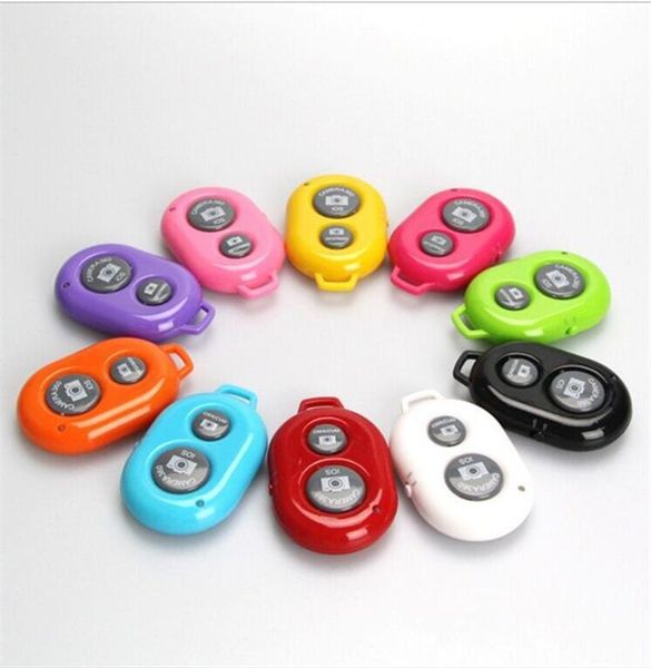 

bluetooth remote shutter camera control self timer for iphone android ios smart phone 100pcs/lot opp package