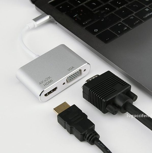 2 in 1 hub usb c to hdmi 4k vga 1080p type c to hdmi vga adapter usb-c support 4k*2k 1080p for macbook google pixel hdmi vga hub adapter
2 in 1 hub usb c to hdmi 4k vga 1080p type c to hdmi vga adapter usb-c support 4k*2k 1080p for macbook google pixel hdmi vga hub adapter