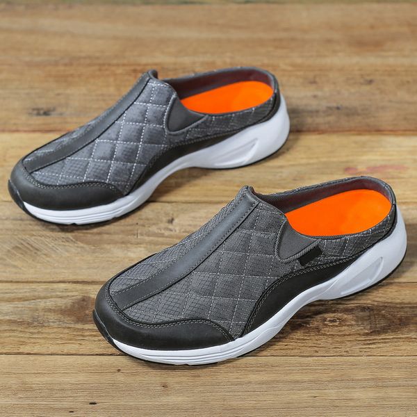 new cool casual sneakers for male comfortable men half slippers soft bottom walking men shoes fashion half drag casual shoes, Black
new cool casual sneakers for male comfortable men half slippers soft bottom walking men shoes fashion half drag casual shoes, Black