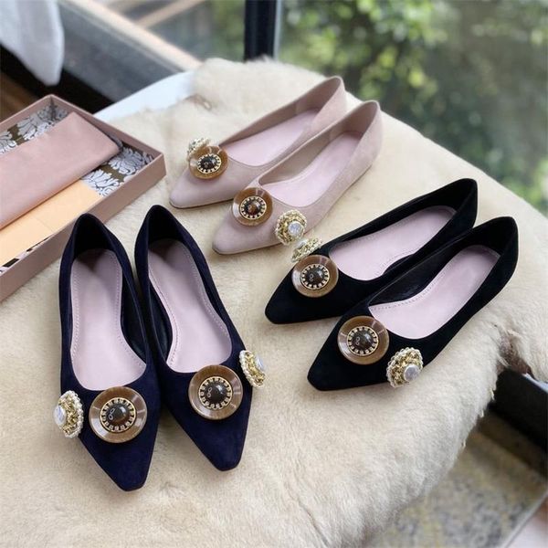 woman flats metal decor genuine leather elegant women shoes pointed toe casual flats pearl shoes women fashion retro, Black
woman flats metal decor genuine leather elegant women shoes pointed toe casual flats pearl shoes women fashion retro, Black