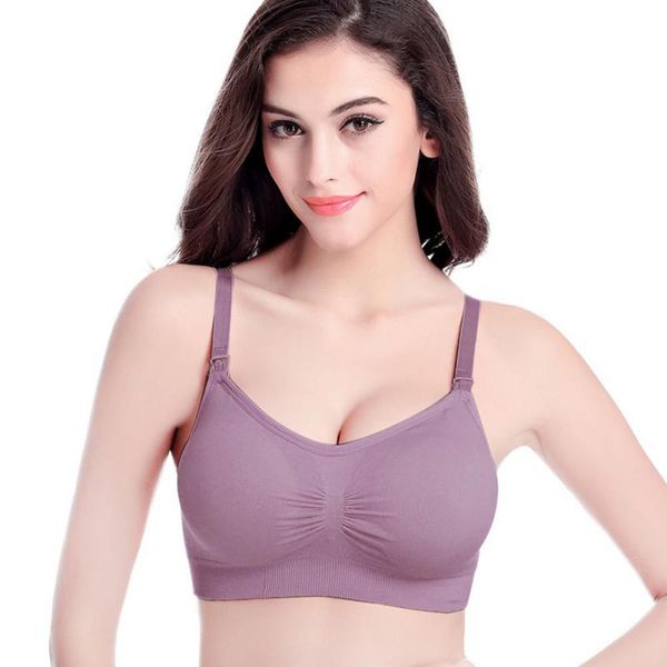 nursing bra womens front open feeding wire seamless maternity bra front buckle padded brassiere, Red;black
nursing bra womens front open feeding wire seamless maternity bra front buckle padded brassiere, Red;black