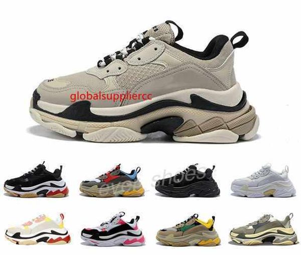 new triple s designer paris 17fw low old dad platform sneakers black white combination soles boots men women fashion casual shoes 36-45, Black;green
new triple s designer paris 17fw low old dad platform sneakers black white combination soles boots men women fashion casual shoes 36-45, Black;green