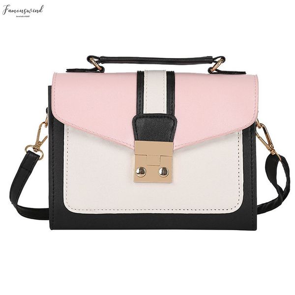 women handbag fashion hit color shoulder messenger fashion satchel tote crossbody bag girls mini bag sling black patchwork female bolso
women handbag fashion hit color shoulder messenger fashion satchel tote crossbody bag girls mini bag sling black patchwork female bolso